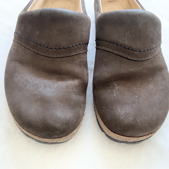 HALFINGER LEATHER CLOGS SIZE 40 or 9 MINIMALIST CONTEMPORARY MODERN TRENDY - Picture 8 of 9